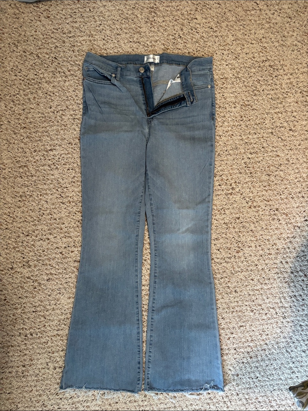 Frame stretch Light Blue Flared Jeans like new
